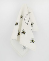 Honey Bees & Flowers Please Tea Towel -  assorted