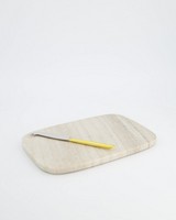 Cheese Board with Knife -  taupe