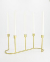 5-Candle Table Candelabra -  gold