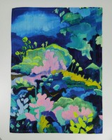 Mona Haumann Inseparable Landscape Tea Towel -  assorted