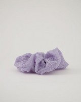 Miki Textured Scrunchie -  lilac