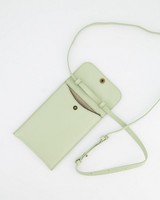 Rema Phone Crossbody Bag -  sage