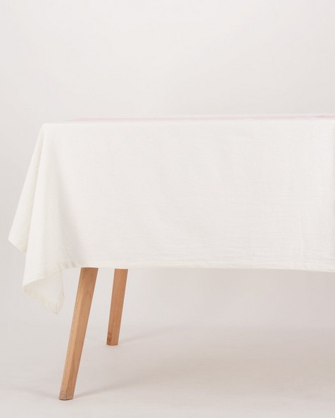 Striped Tablecloth -  orange