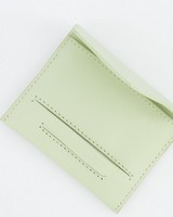 Elaina Leather Cardholder -  lightgreen