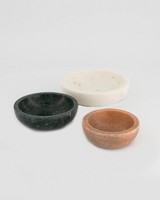 Multi Marble Tapas Bowl Set -  assorted