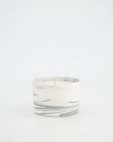 Marbled Candle -  blue