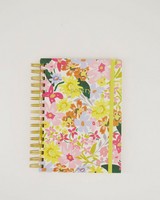 Floral Ring-Bound Hardcover Notebook  -  assorted