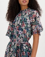 Karis Tonal Floral Print Dress -  assorted
