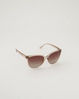 Polarised Large Classic Sunglasses  -  stone
