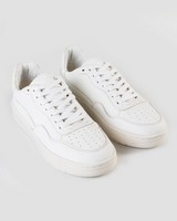 Nicola Leather Sneaker -  white