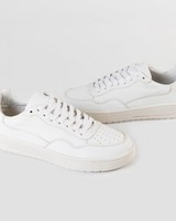 Nicola Leather Sneaker -  white