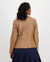 Ashanti Leather Jacket -  tan