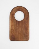 Wooden Board With Beveled Edge -  brown