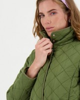 Sariah Quilted Coat -  lightgreen