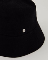 Malindi Knitted Bucket Hat -  black