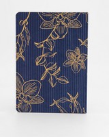 Notes & Inspiration Hardcover Notebook -  navy