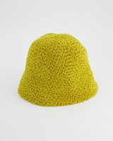 Elsa Textured Bucket Hat -  yellow