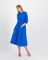 Poetry Serenity Knit Dress -  blue