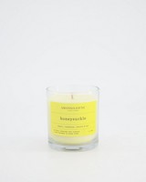 Amanda Jayne Honeysuckle Glass Candle -  yellow