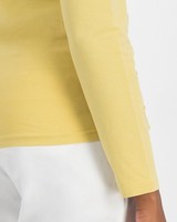 Thelma Puff Sleeve Top -  yellow