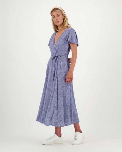 Tumi Printed Dress -  blue