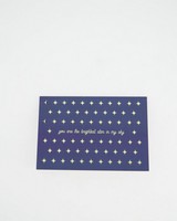 Brightest Star Card -  navy