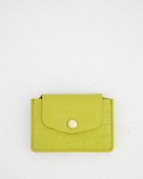 Marina Croc Card Holder -  yellow