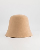 Sicily Wool Bucket Hat -  camel
