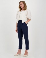 Jeanie Tapered Pants -  navy