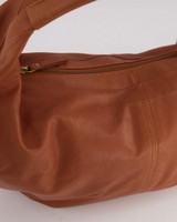 Brinley Oversized Slouchy Shoulder Bag -  tan