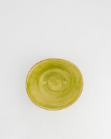 Wonki Ware Patterned Soup Bowl -  lime