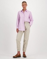 Milana Poplin Shirt -  purple