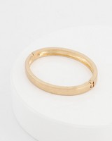 Metal Clip Bracelet -  gold