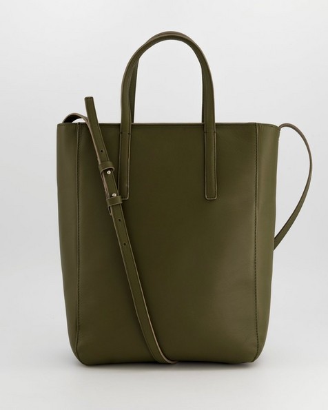 Colette Shopper Leather bag -  green