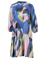 Elize Abstract Print Dress -  assorted