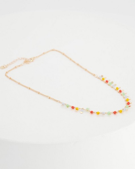 Multi-Coloured Bead & Disk Chain -  assorted