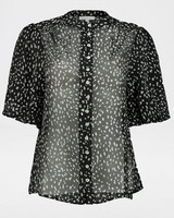 Harley Dotted Blouse -  black