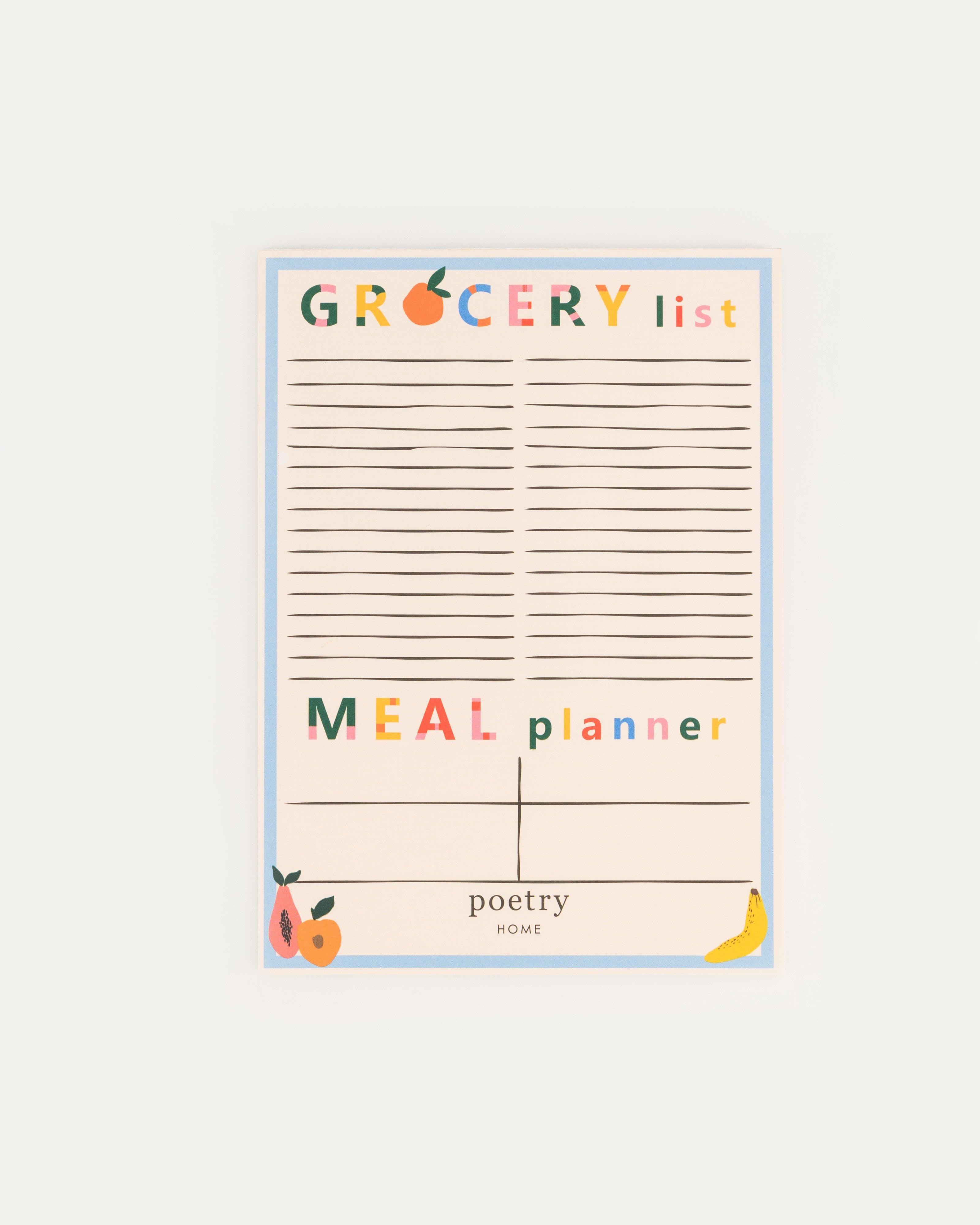 Meal Planner With Magnet
