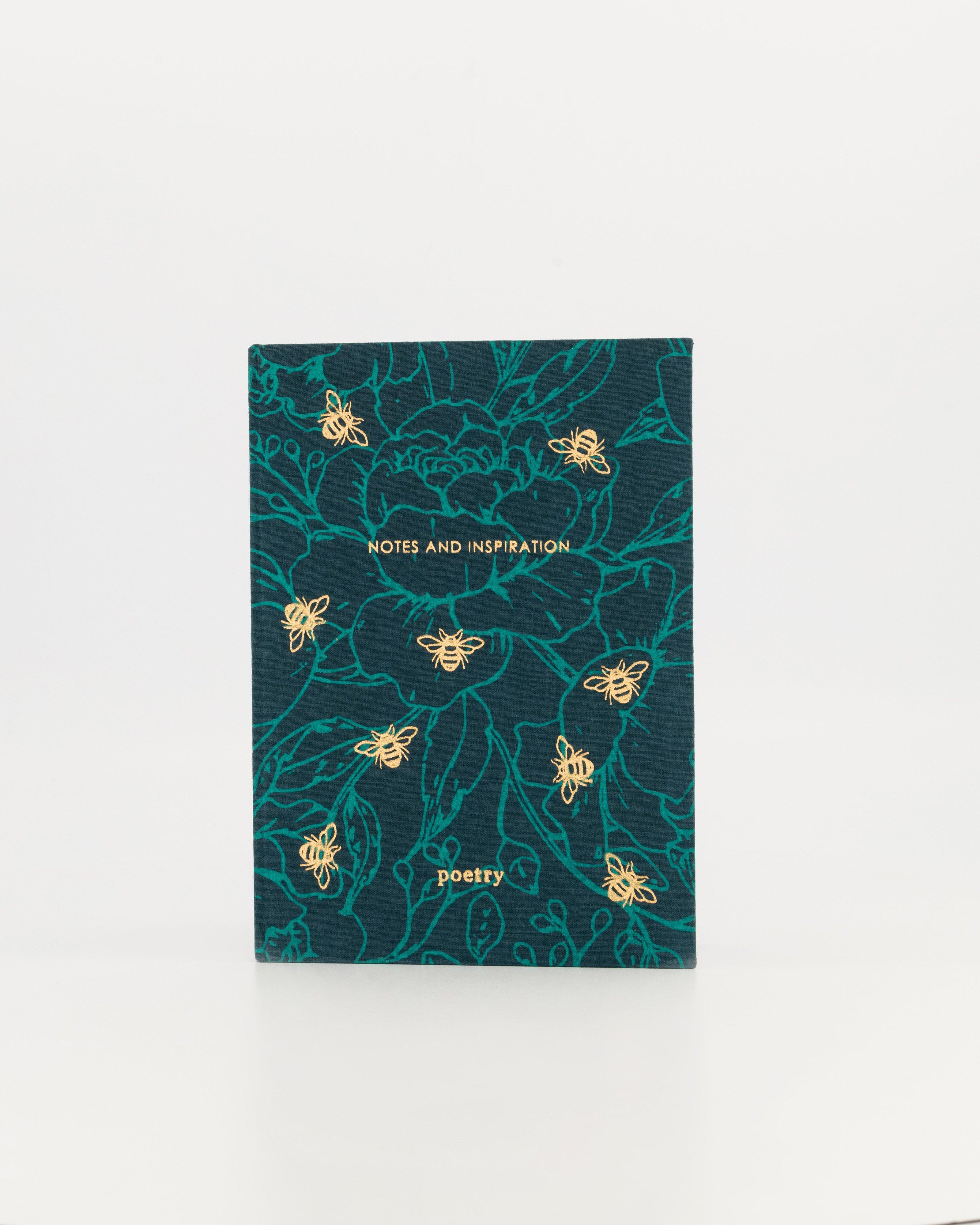 Bee Hardcover Fabric Notebook