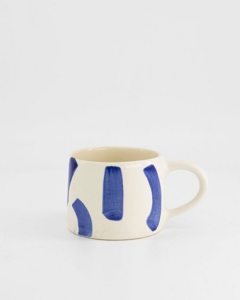 Brushstroke Mug -  blue