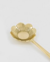 Daisy Serving Spoon -  gold