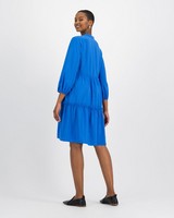 Axelle Tiered Dress -  blue