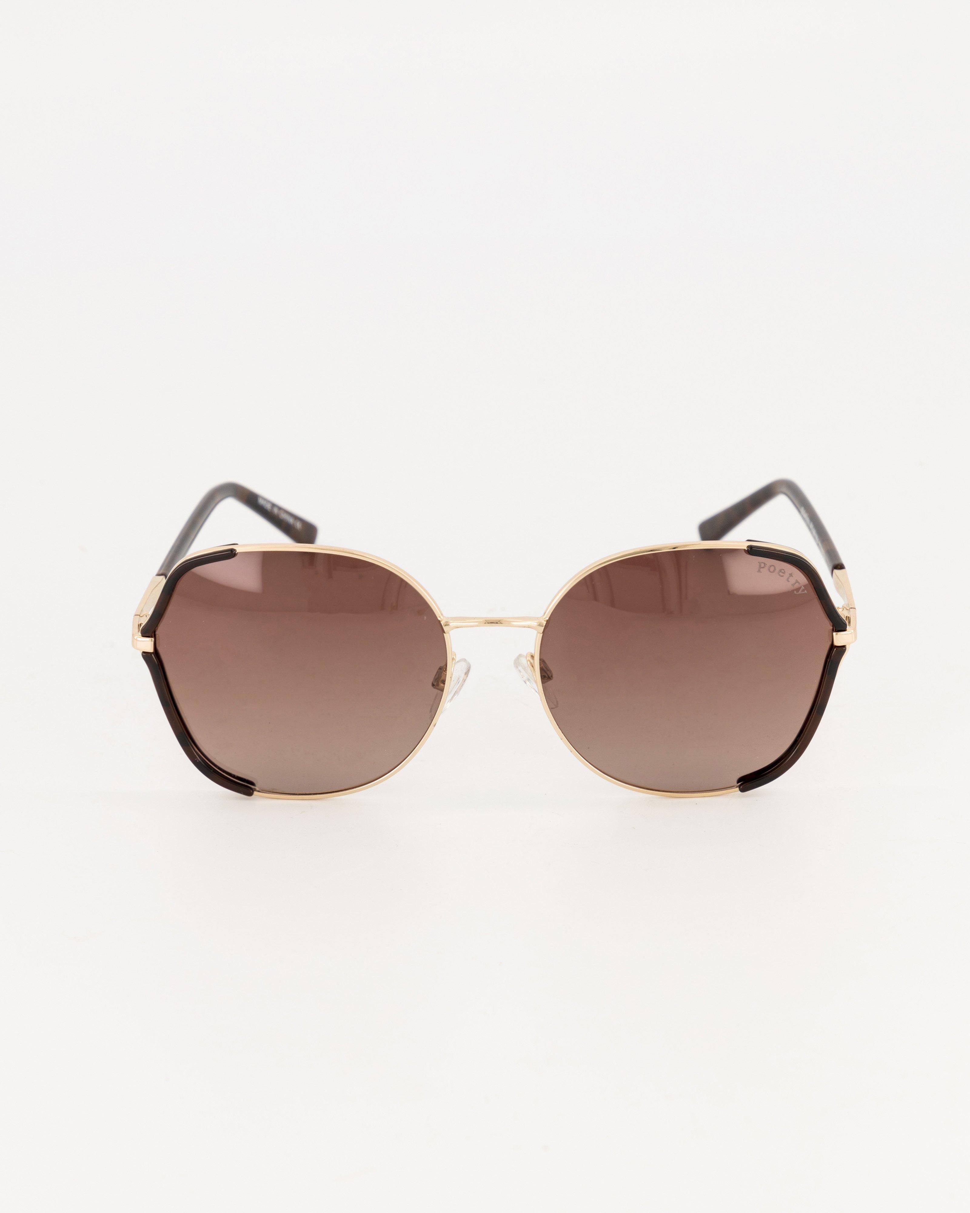 Polarised Metal Framed Round Sunglasses