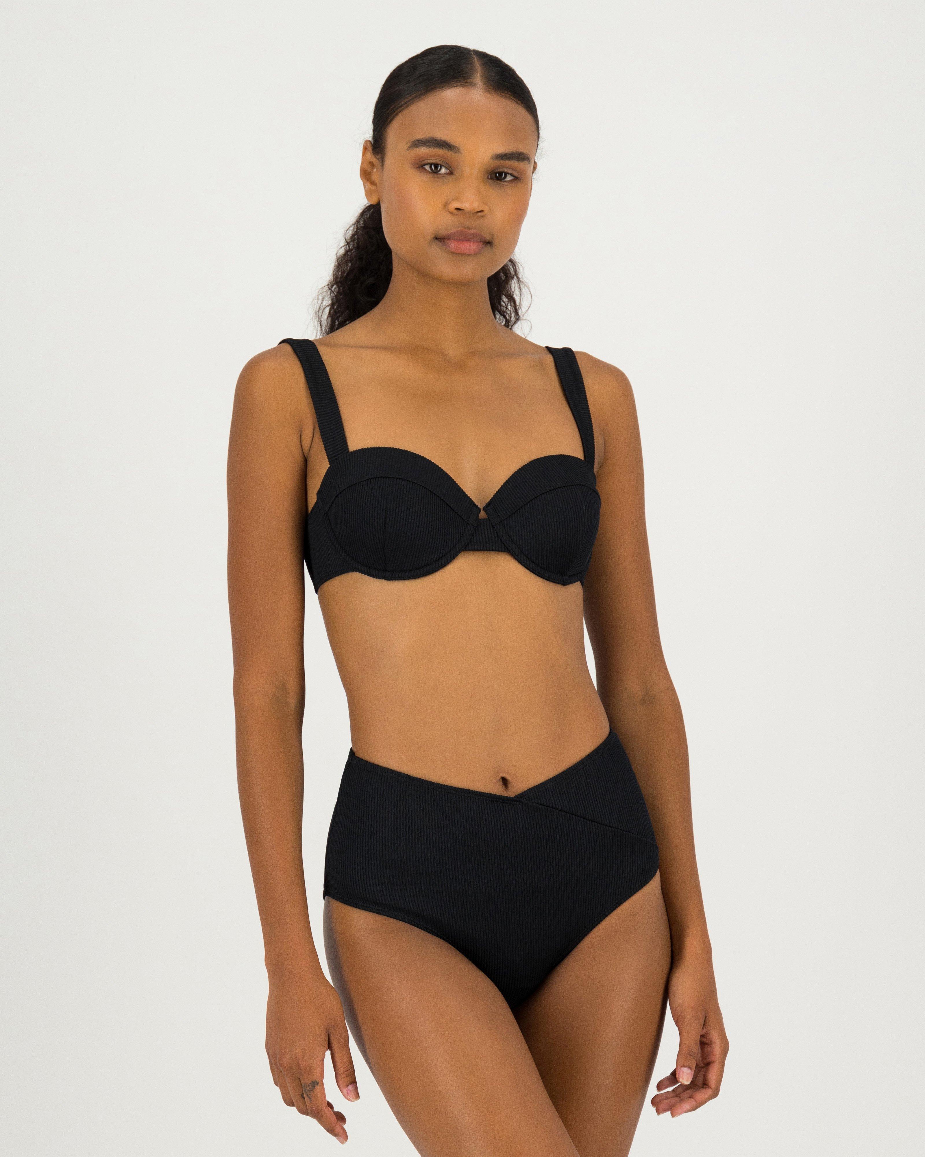 Nina Ribbed Bikini Top