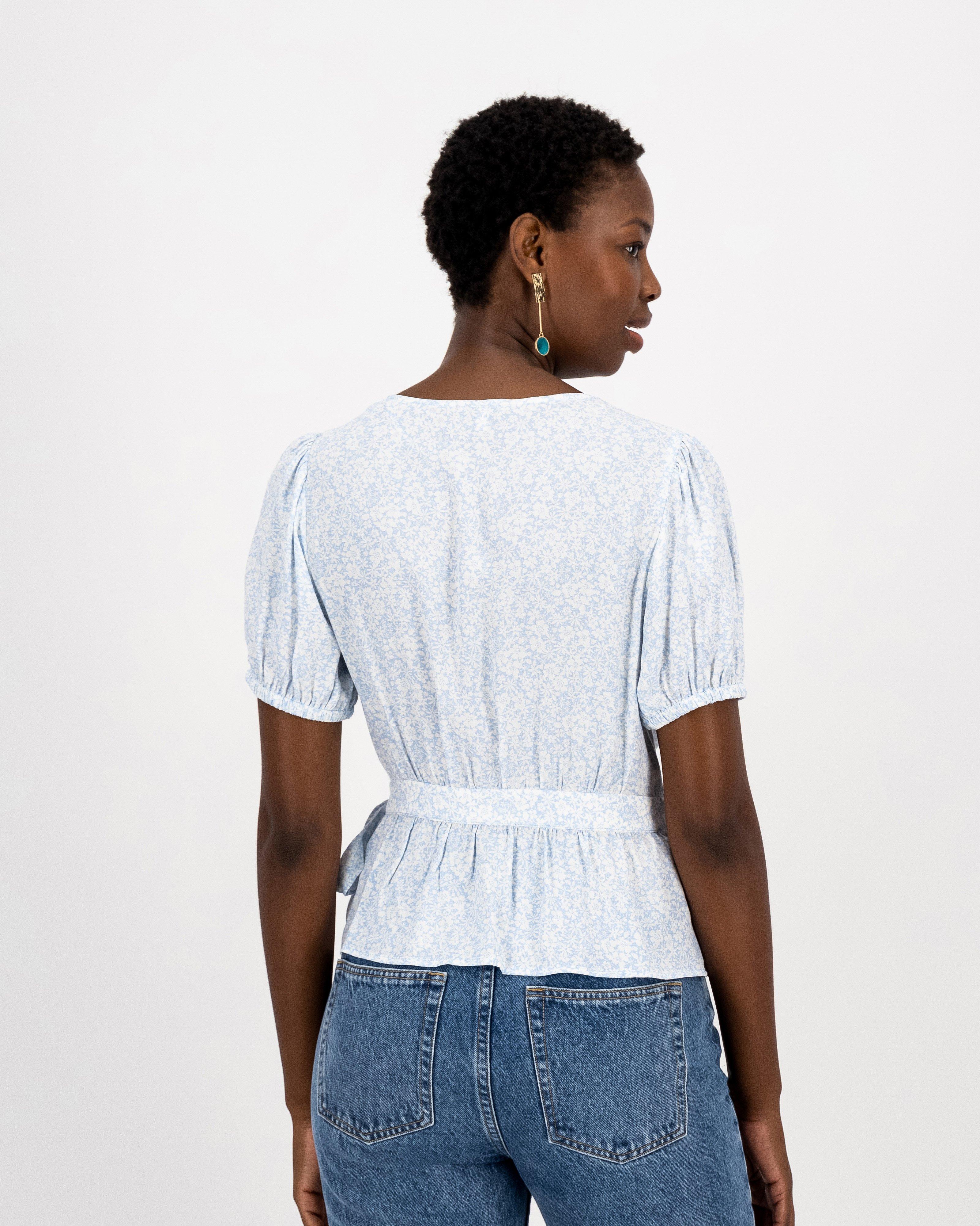 Phoenix Printed Wrap Top