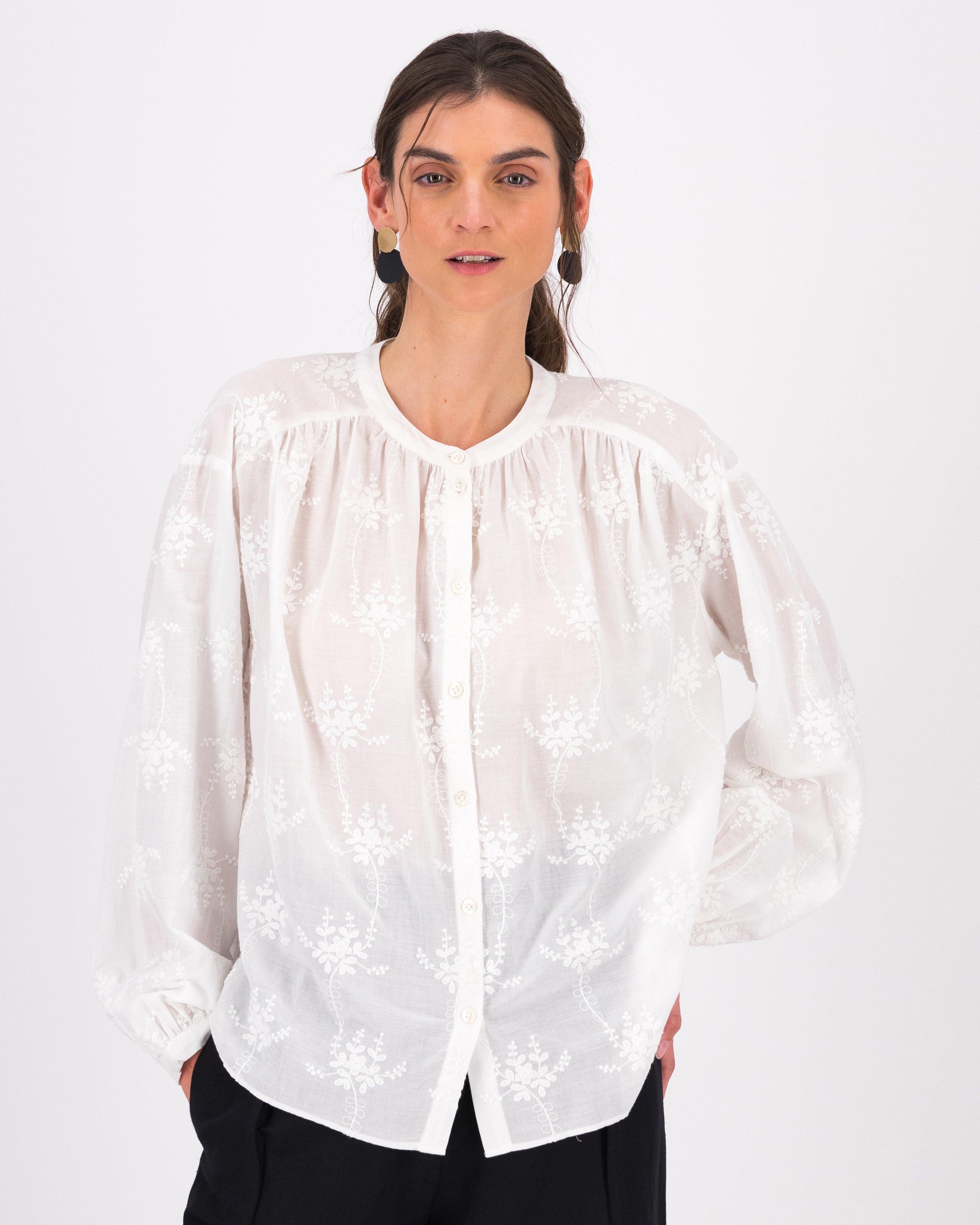 Lydie Embroidered Blouse - Poetry Clothing Store