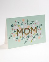 Love Letters Blue Floral Mom Card -  assorted