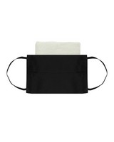 Fabric 2-Layer Face Mask 3-Pack with Filter -  black