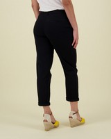 Cora Structured Pants -  black