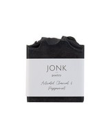 Activated Charcoal and Peppermint Soap -  black
